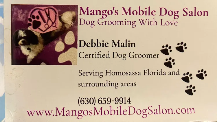 Mango's Mobile Dog Salon in Homosassa, FL