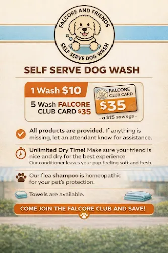 Falcore and Friends Self Serve Dog Wash - Image 1