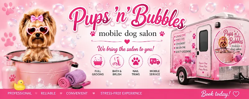 Pups “n” Bubbles Mobile Dog Salon - Image 1