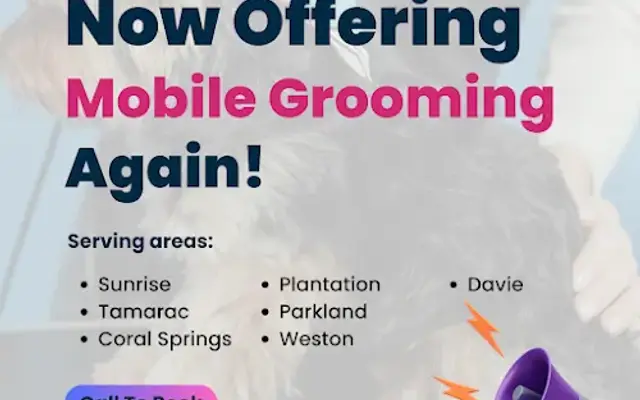 Happy Tails Mobile & Salon Grooming in Pembroke Pines, FL
