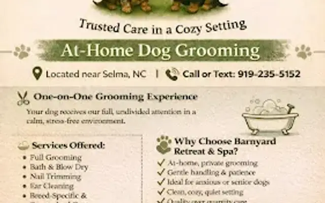 Barnyard Retreat & Spa in Selma, NC