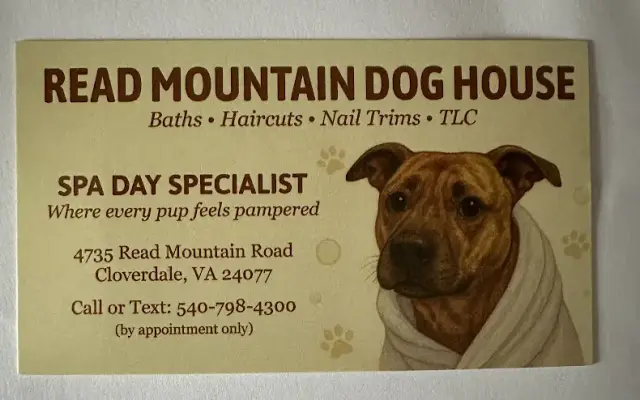 Read Mountain Dog House in Cloverdale, VA