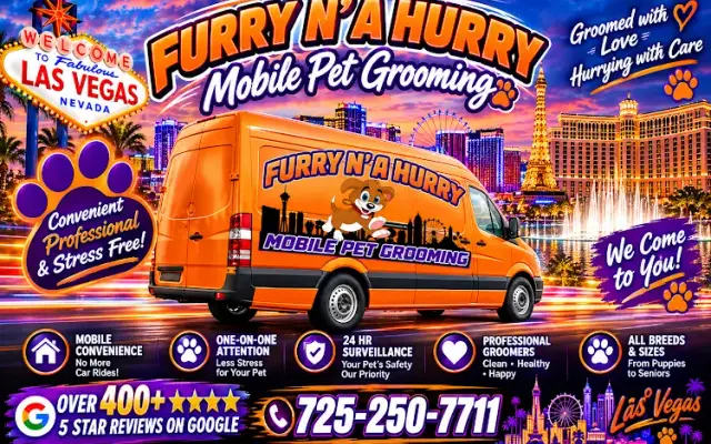 Furry N'a Hurry Mobile Pet Grooming in Henderson, NV