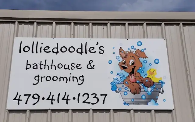 lolliedoodles bathhouse & grooming in Alma, AR