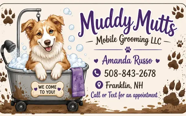 Muddy Mutts Mobile Grooming LLC in Tilton, NH