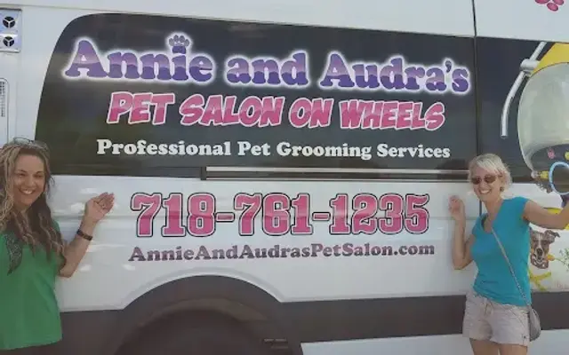 Annie and Audra's pet salon on wheels in Staten Island, NY