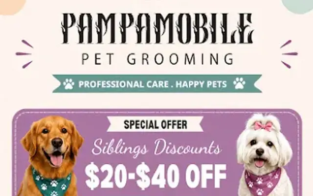 pampamobile pet grooming in San Pedro, CA