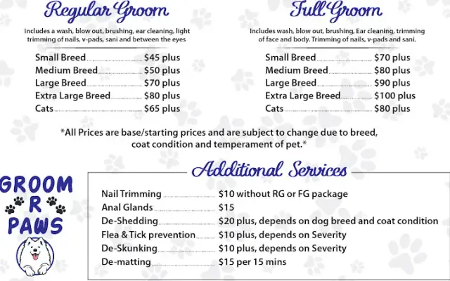 Groom R Paws in Los Angeles, CA