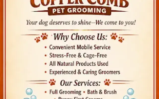 Copper Comb Dog Grooming in Solvang, CA