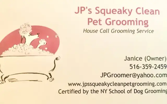 JP's Squeaky Clean Pet Grooming in Island Park, NY
