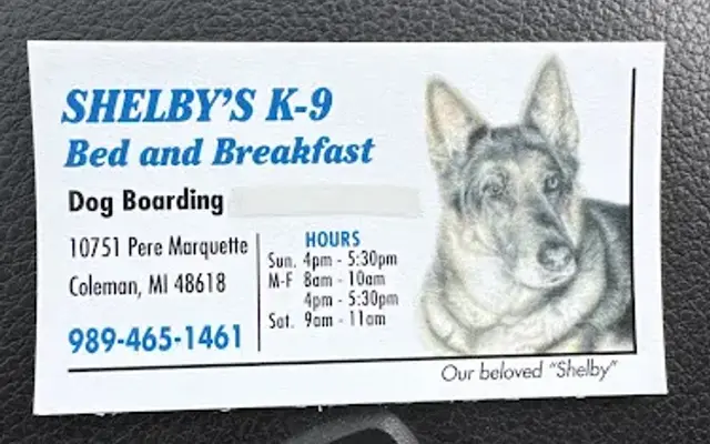 Shelby's K-9 Bed & Breakfast in Coleman, MI