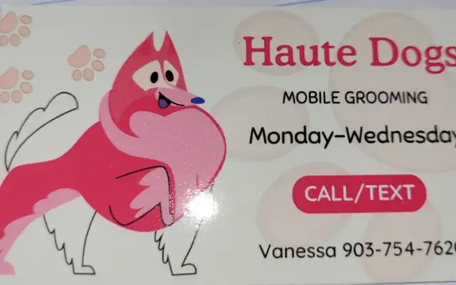 Haute Dogs grooming in Corrigan, TX