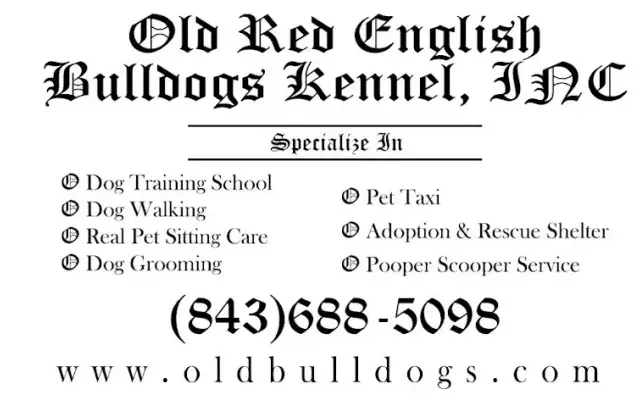 OLD RED ENGLISH BULLDOGS KENNEL INC in Summerton, SC