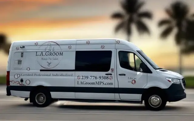 L.A. Groom Mobile Pet Salon in Naples, FL