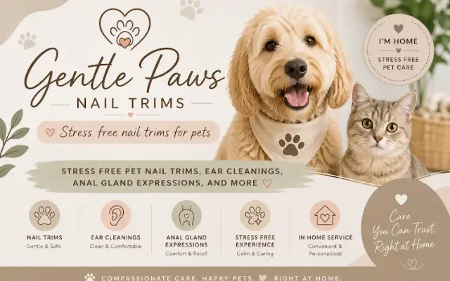 Gentle Paws Nail Trims in Raleigh, NC